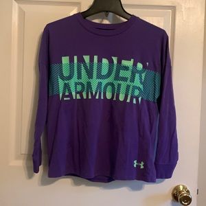 Girls UA Long Sleeve T-shirt Size Medium